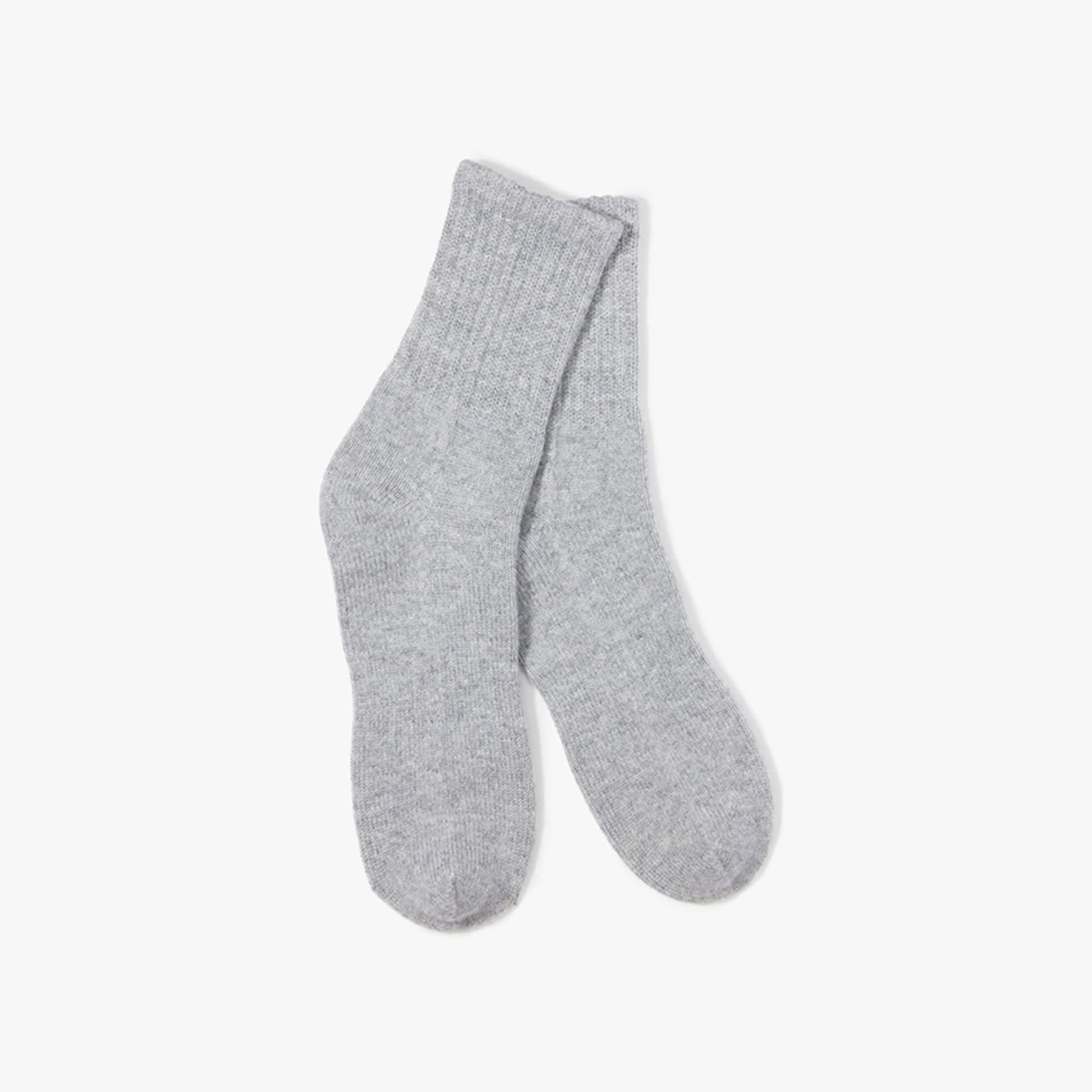 The Cashmere Socks - Light Heather Gray 