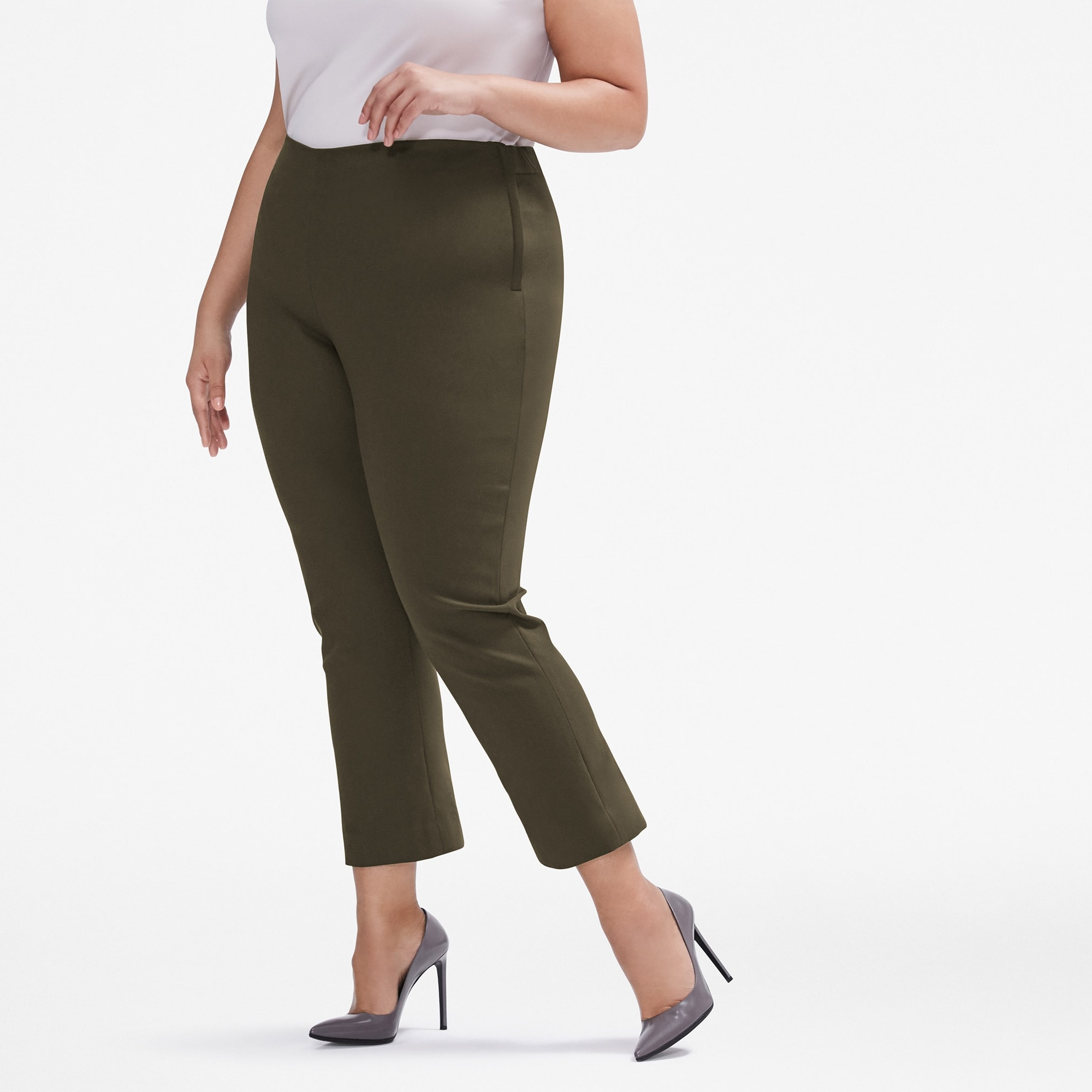 The Oshima Pant - Dark Olive | M.M.LaFleur