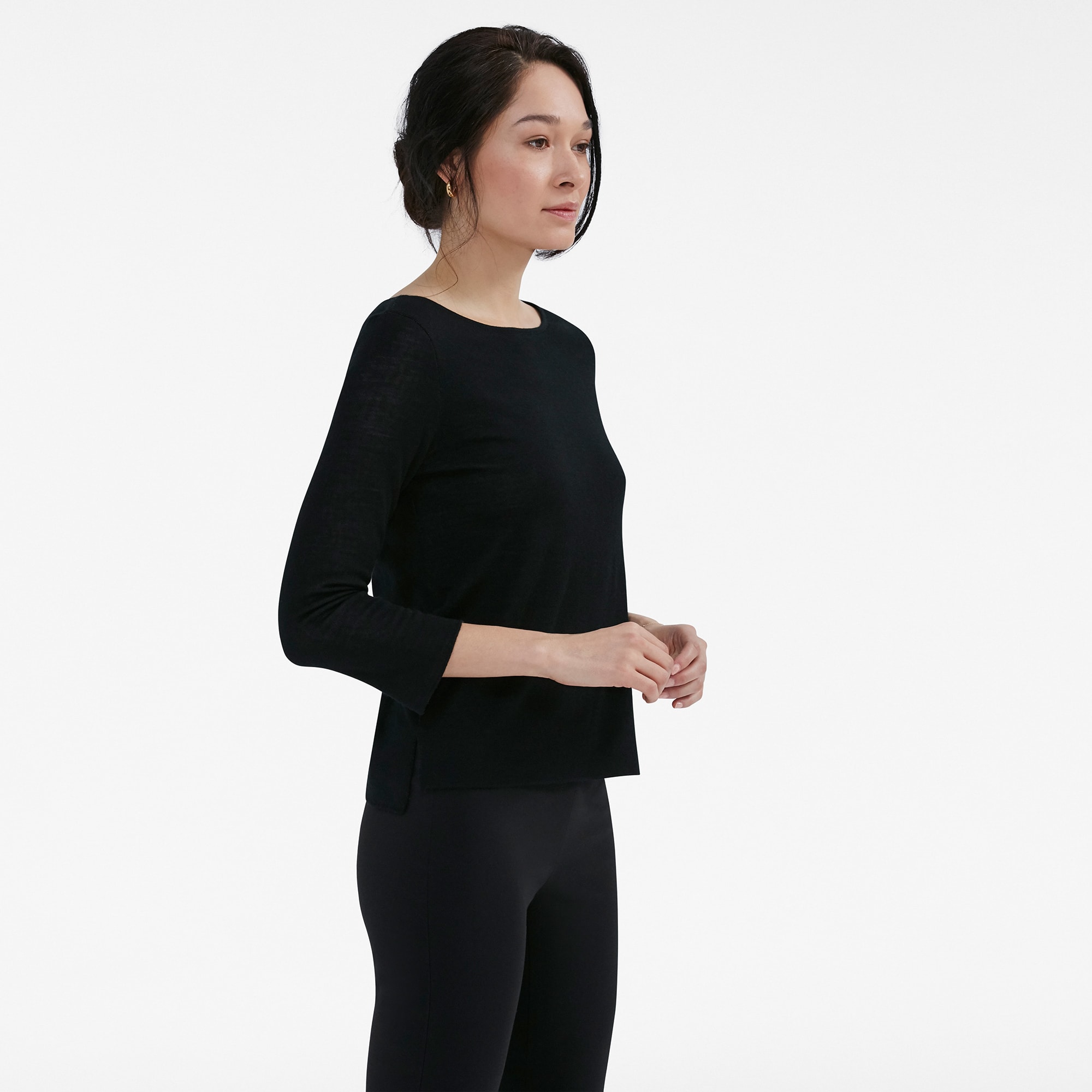 The Keene Top - Black / White | M.M.LaFleur