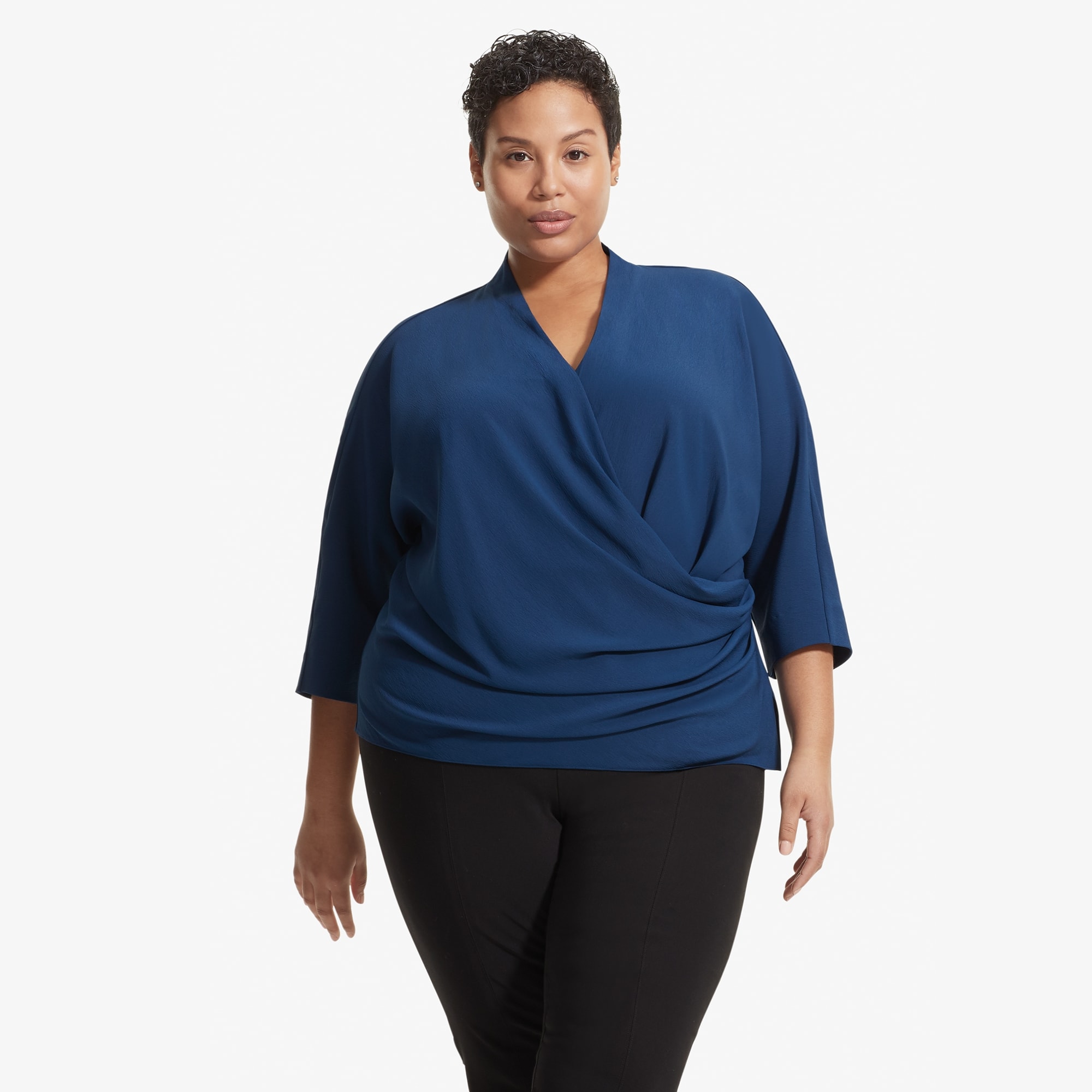 The Rivers Top—Soft Wave - Regent Blue | M.M.LaFleur