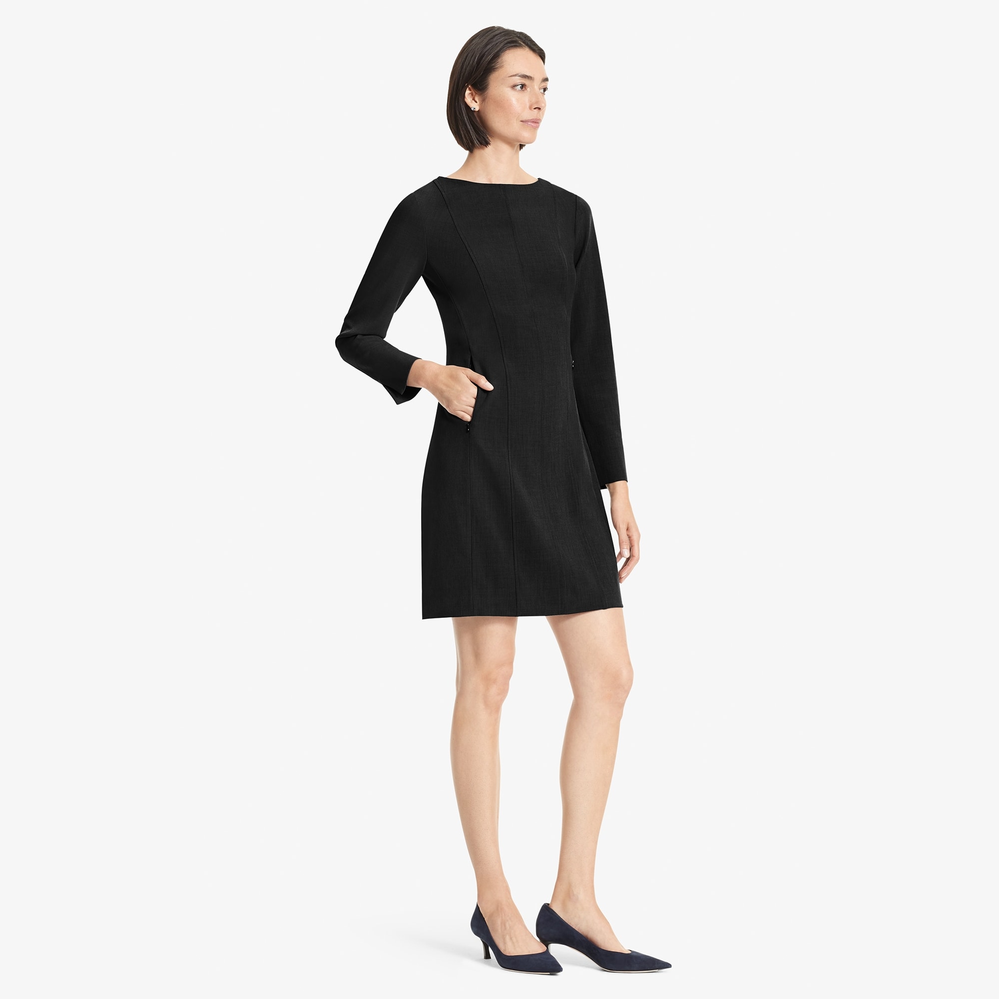 The Novara Dress Black M M Lafleur