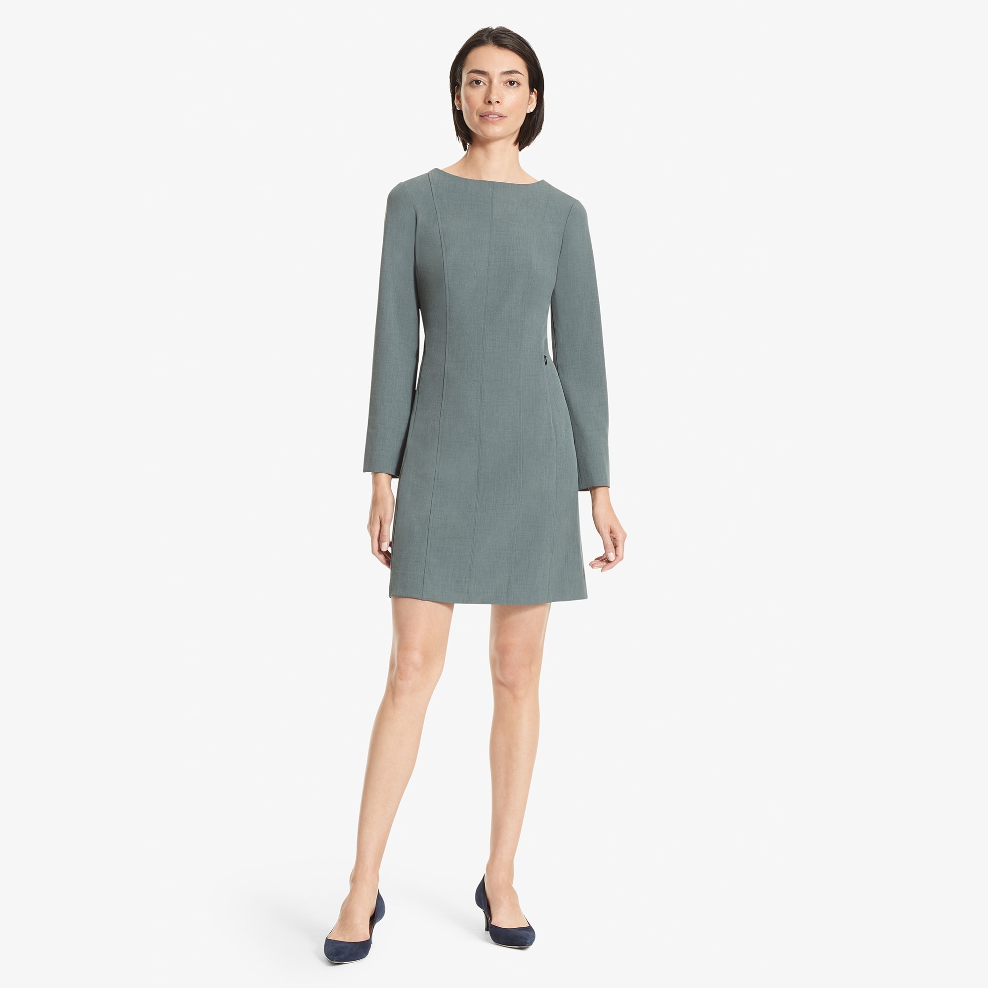 The Novara Dress Spruce M M Lafleur