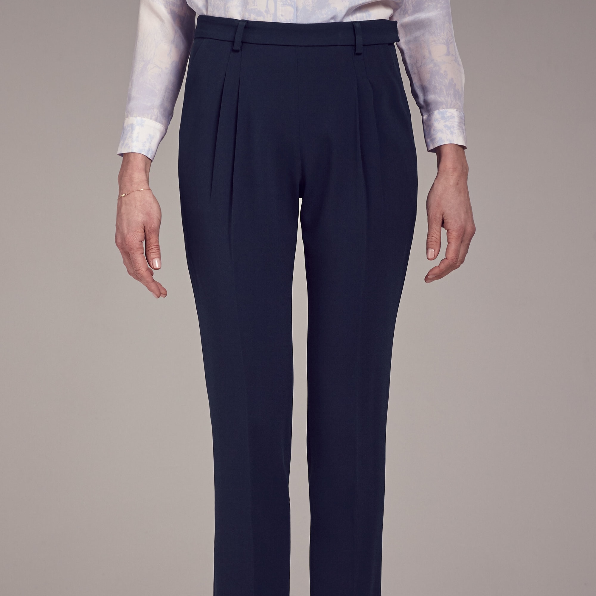 The Nakamura Trouser - Midnight Blue | M.M.LaFleur