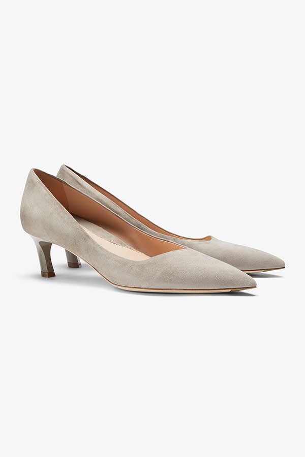 gray 2 inch heels