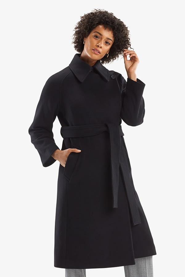 The Sofia Coat Black M M Lafleur