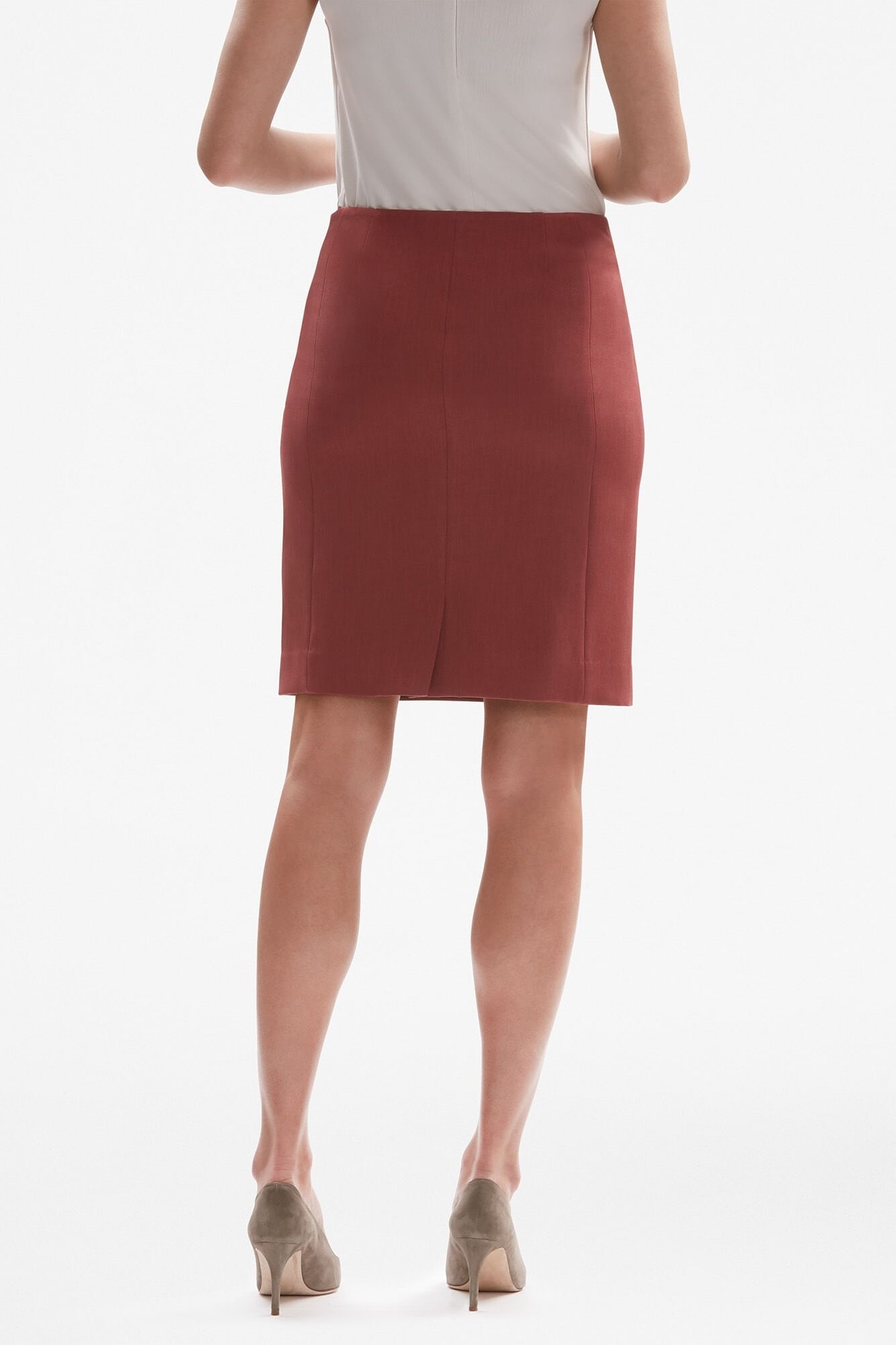 Noho Skirt - Brick Red | M.M.LaFleur