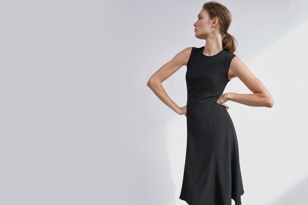 Woman wearing the Jane dress