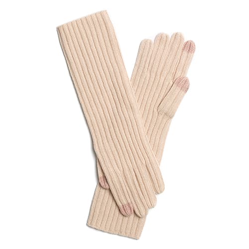 The Ribbed Gloves—Rosewater