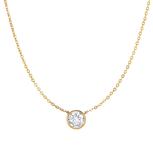 The Single Bezel Necklace