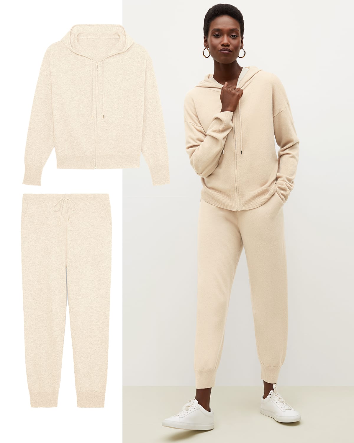 Sweatsuit luxe in cashmere from M.M. LaFleur