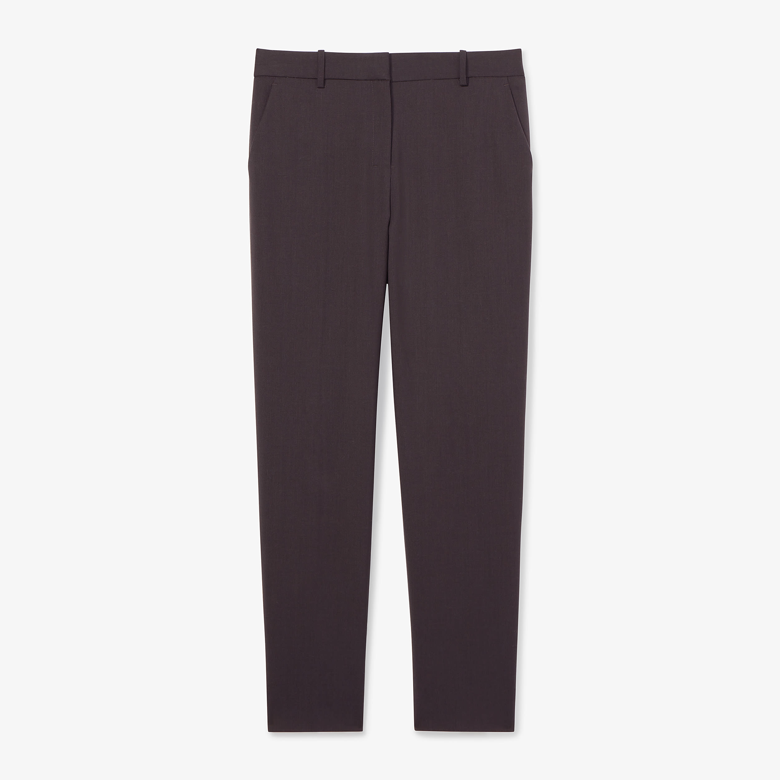 New Zara The Melange Pants Womens Size 29 Slim Trouser Bi Stretch Gray