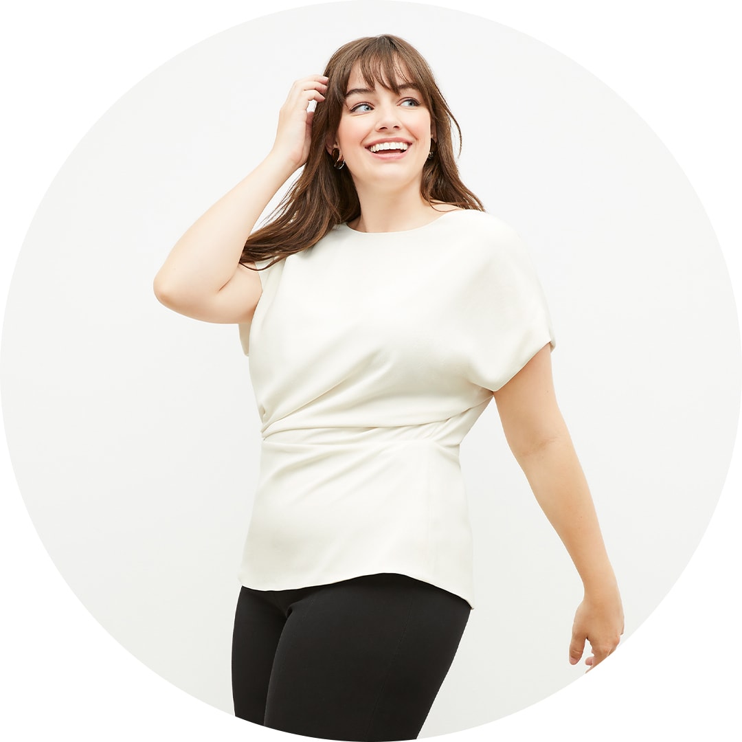 Nora Top - Eco Soft Wave :: Alabaster –