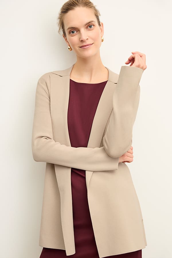 Yasmine Blazer - Wool Twill :: Camel – M.M.LaFleur