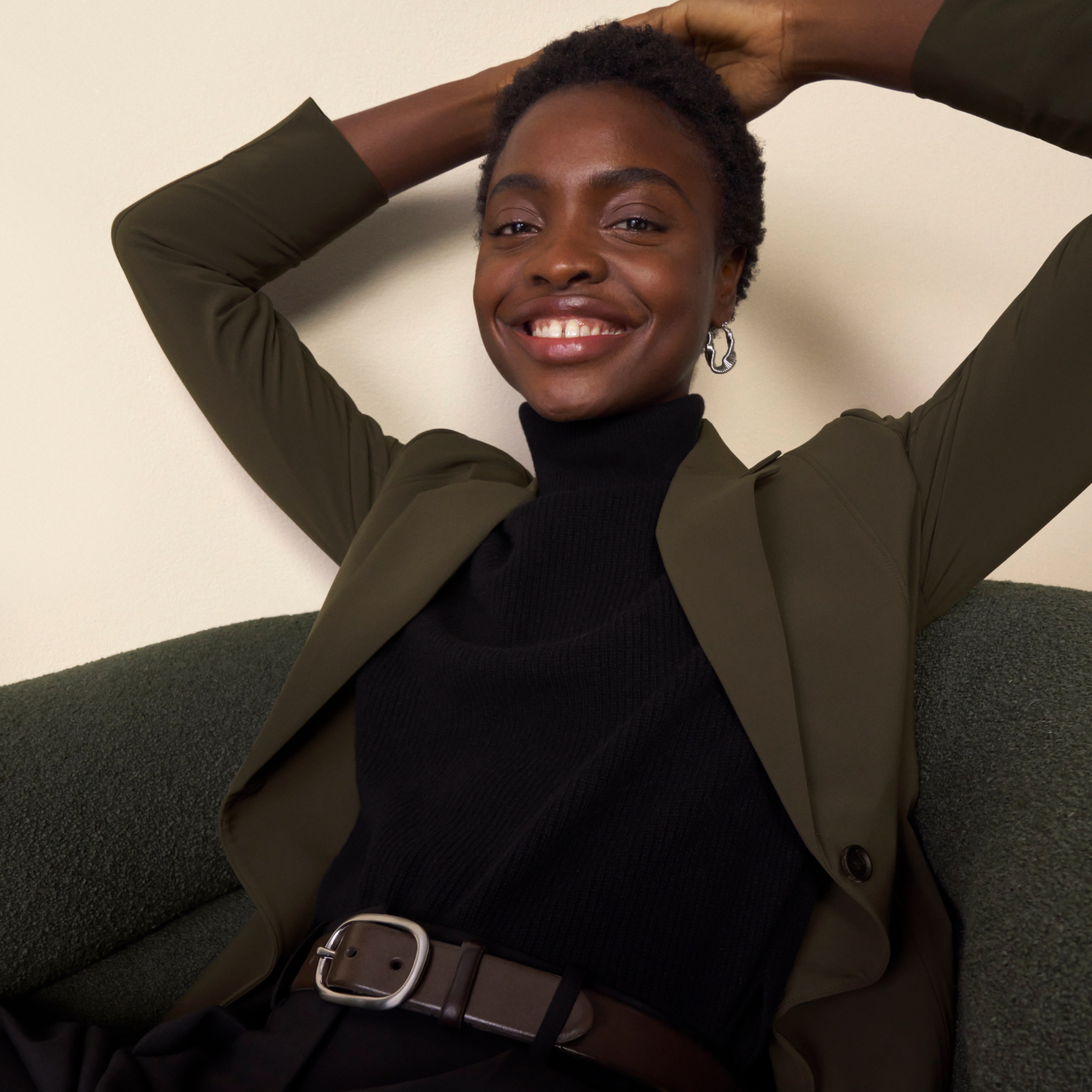 Martha Sweater - Cashmere :: Papaya