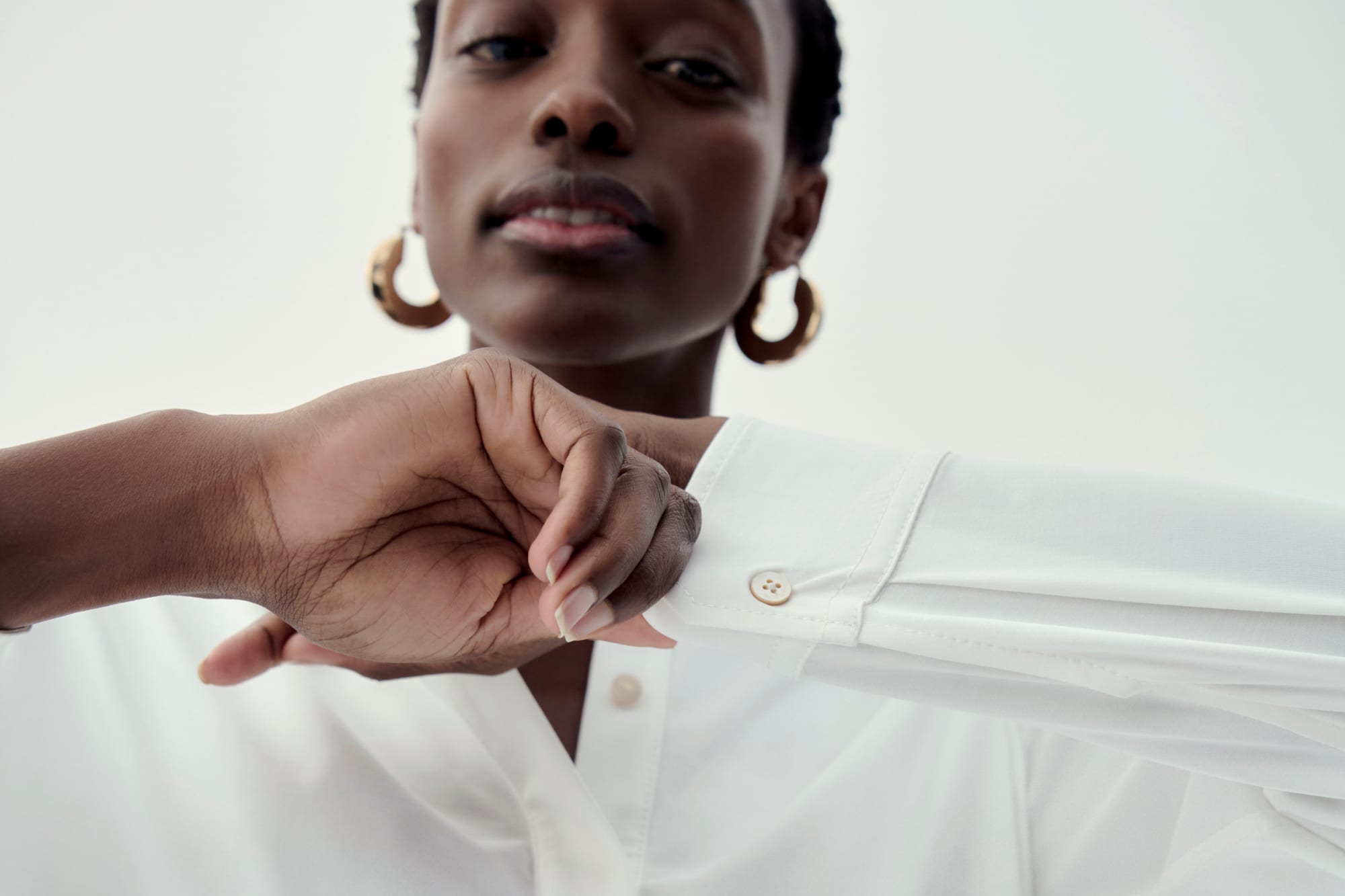 Clemens Flex Shirt - Knit Poplin :: Hydrangea
