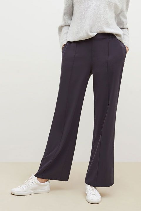 Hadley Pant - Sharkskin :: Garnet – M.M.LaFleur