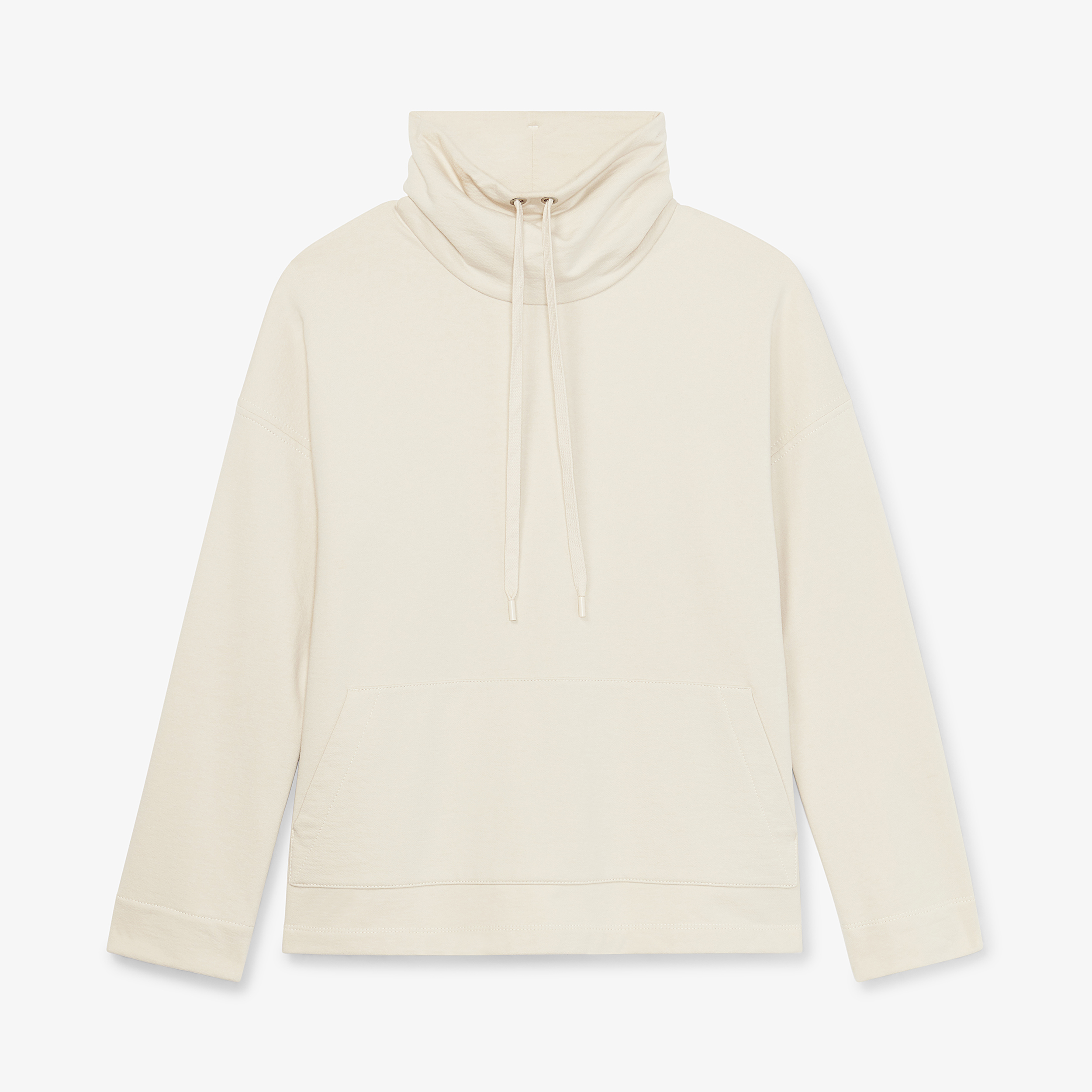 The Harris Sweatshirt—Fine Terry - Pearl | M.M.LaFleur