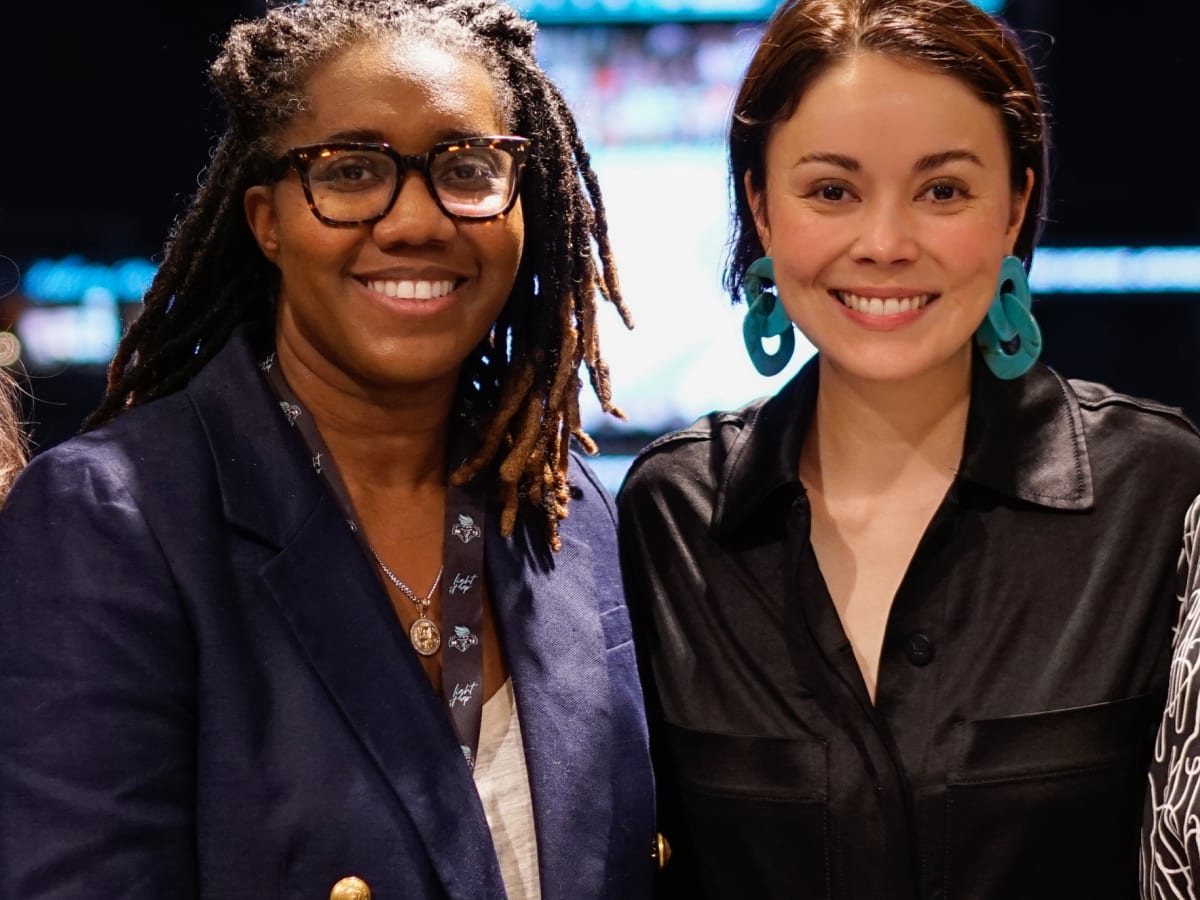 WNBA Team New York Liberty's CEO, Keia Clarke, and M.M.LaFleur's CEO, Sarah LaFleur