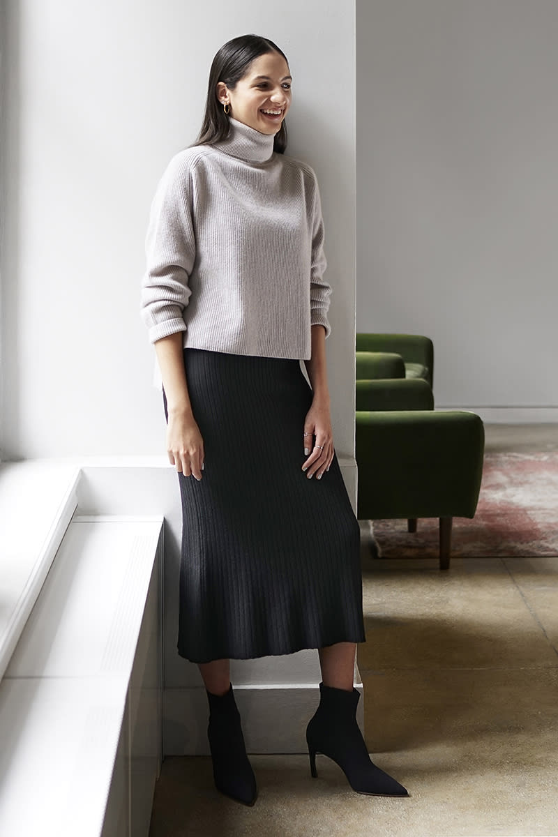 Woman wearing Lana Boot