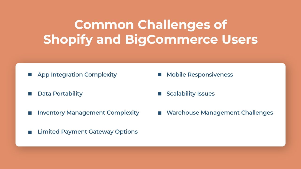 Common Shopify challenges