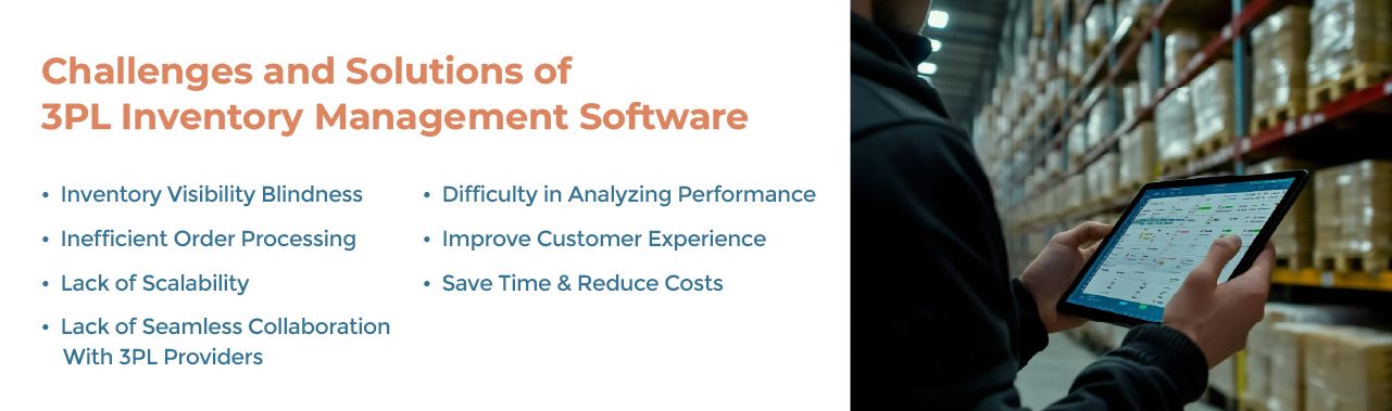 Challenges and Solutions of 3PL Inventory Management Software