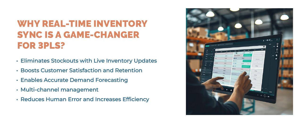 Inventory management for 3pls