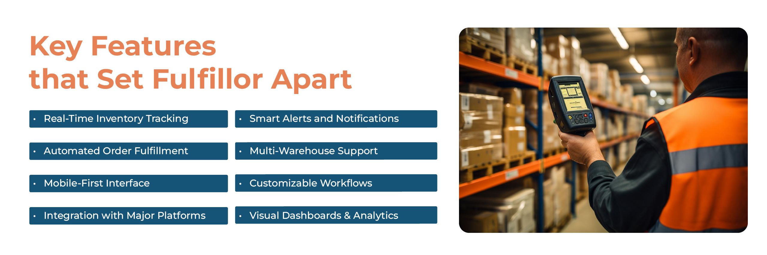 Features of Fulfillor WMS