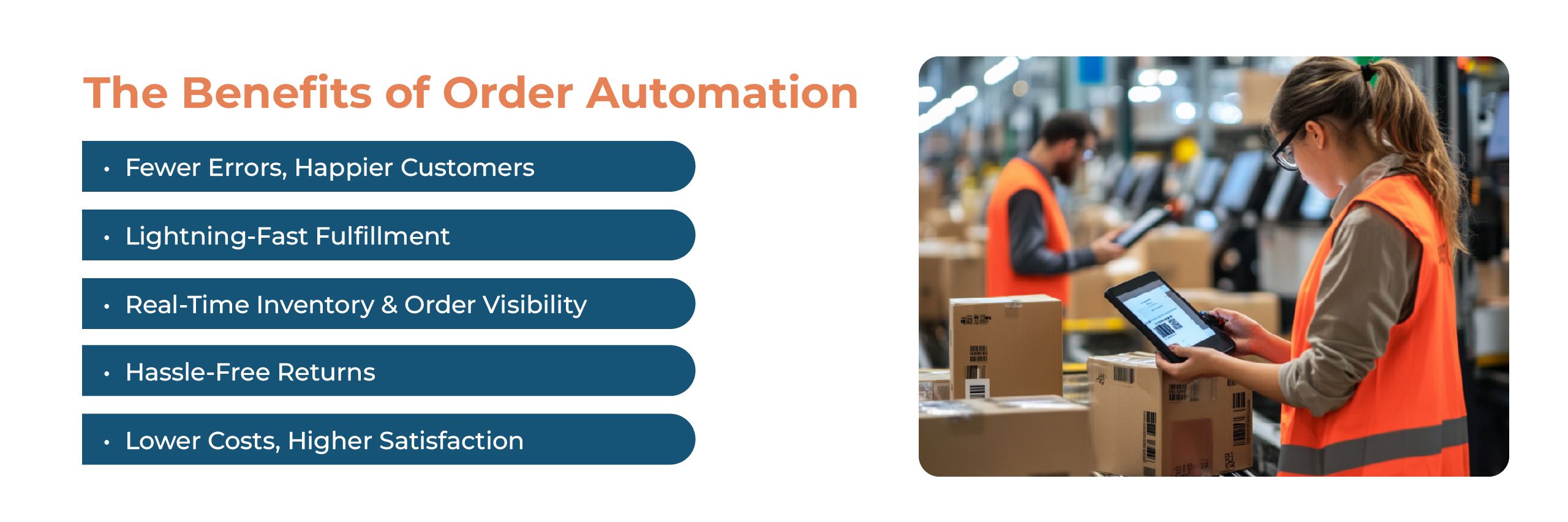 Benefits of order automation