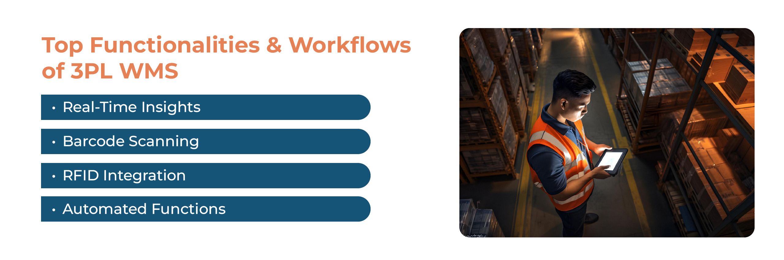 Functions of 3PL WMS LOGISTICS SOFTWARE