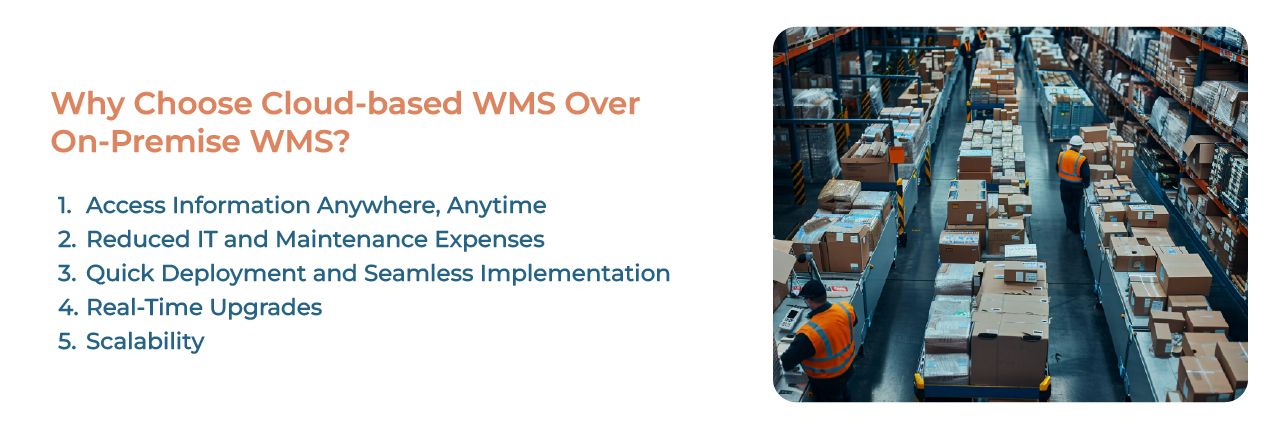 Cloud Based WMS over On premise WMS