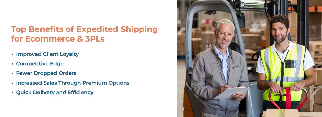 Expedited Shipping in 3PLs