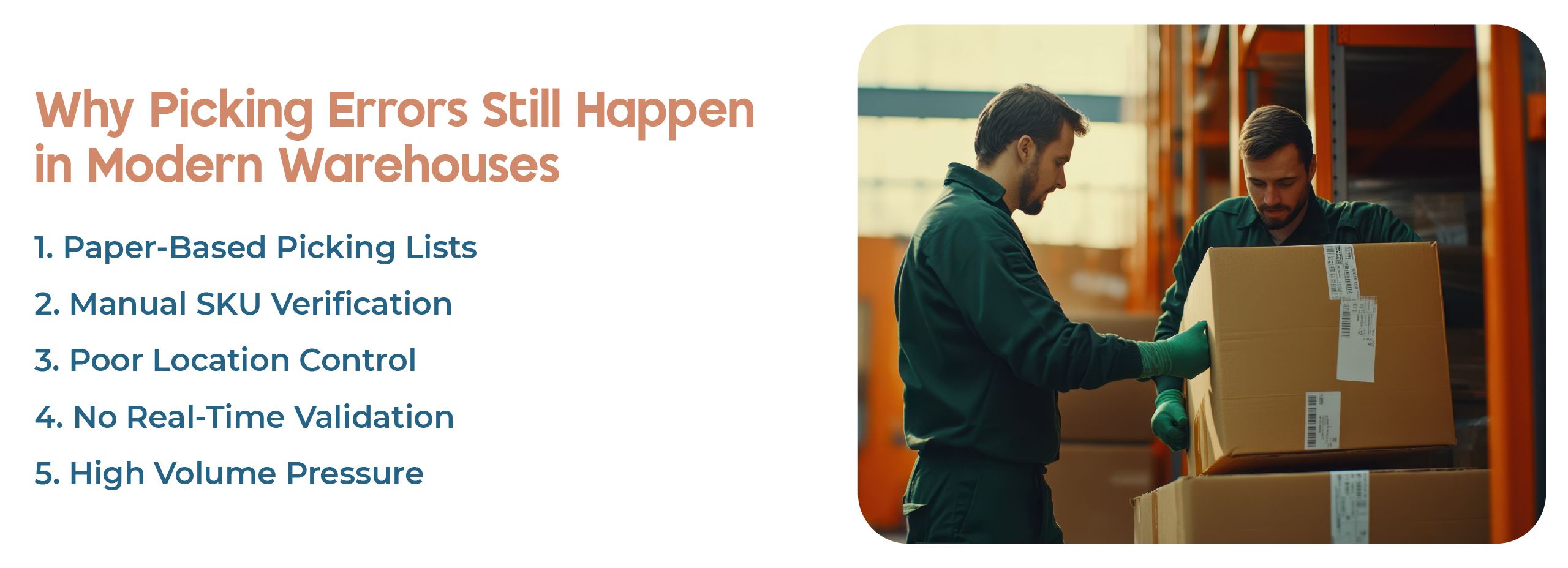 why picking errors happens in warehouses?