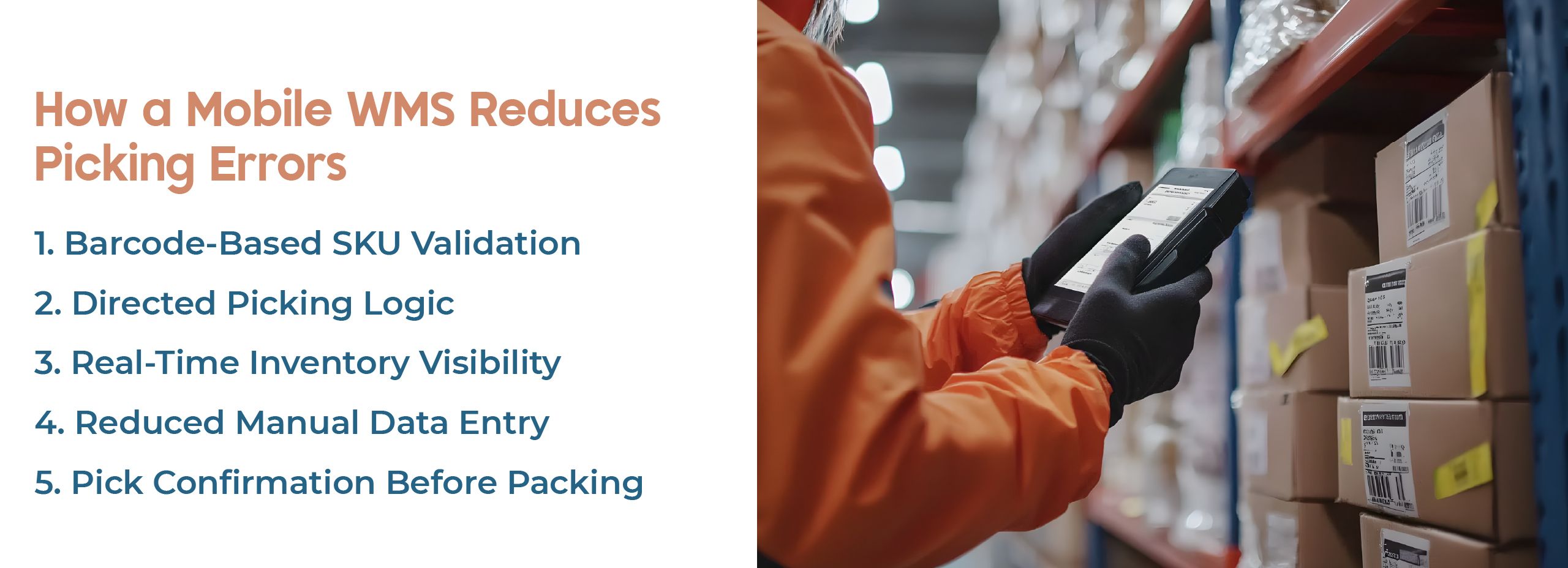 How a mobile wms reduces picking errors