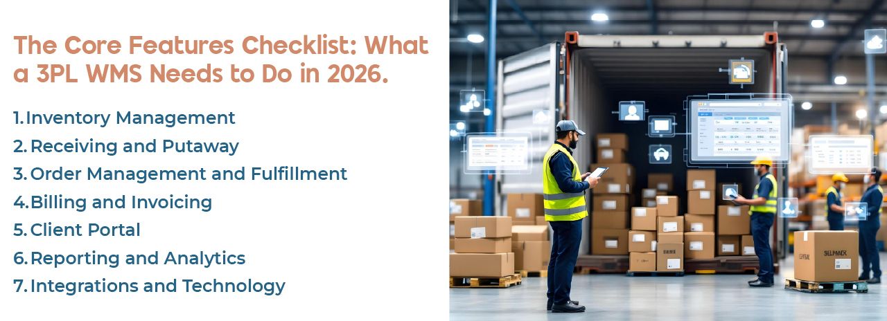 Core Feature Checklist of 3PL WMS
