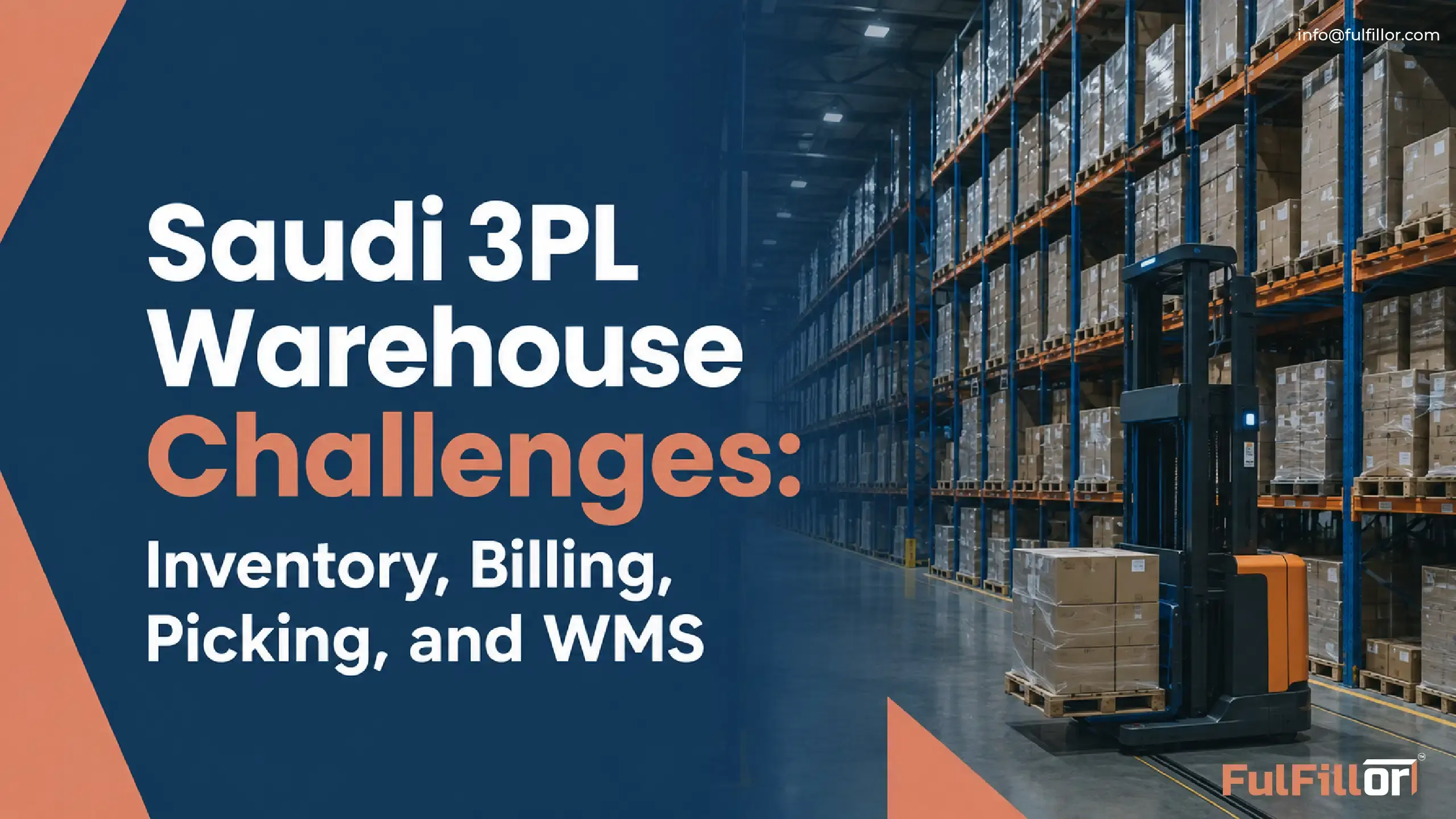 Saudi 3PL warehouse challenges involving inventory, billing, picking, and WMS