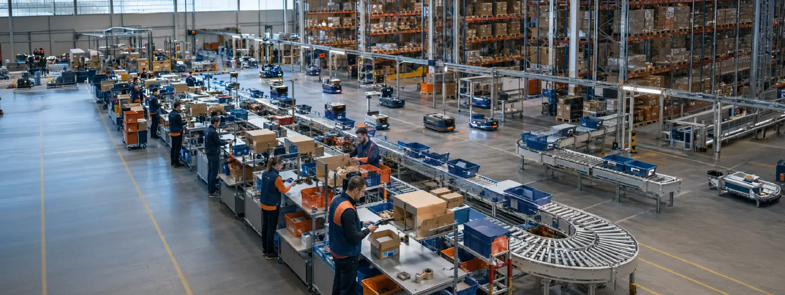 Automated European 3PL warehouse supporting multi-country fulfillment operations