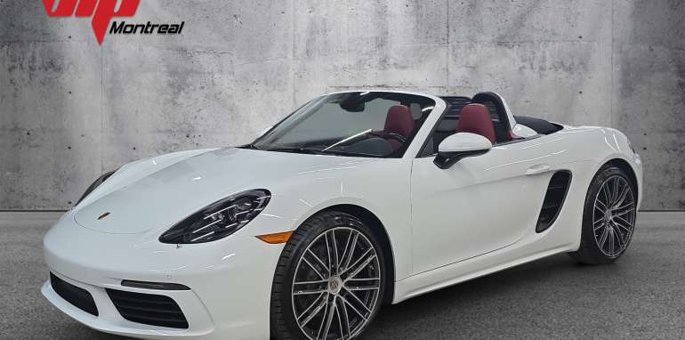 Porsche 718 Boxster 2025 blanc