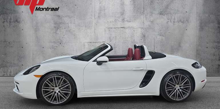 Porsche 718 Boxster 2025 blanc
