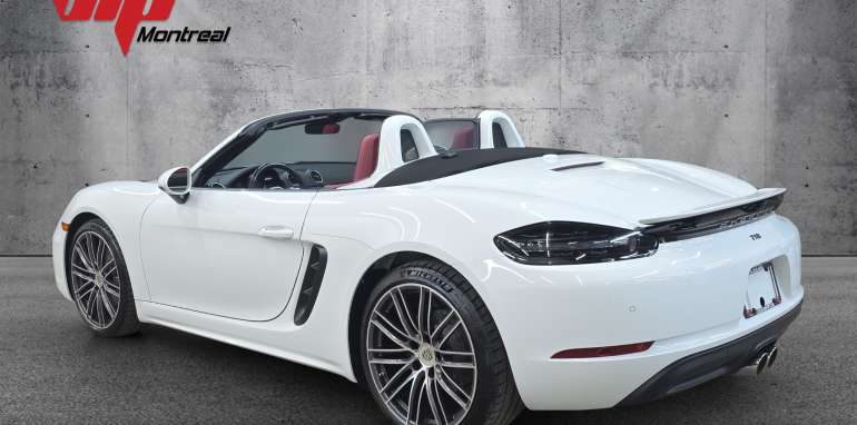 Porsche 718 Boxster 2025 blanc