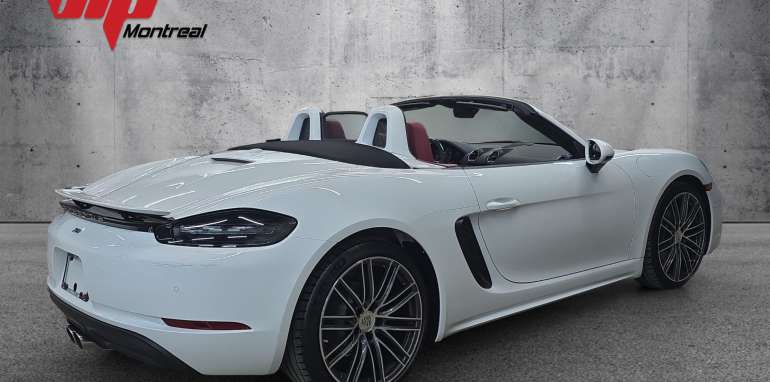 Porsche 718 Boxster 2025 blanc
