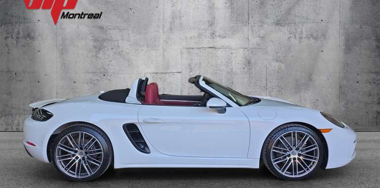 Porsche 718 Boxster 2025 blanc