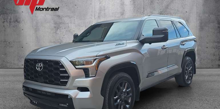 Toyota Sequoia Platinum 2025 argent