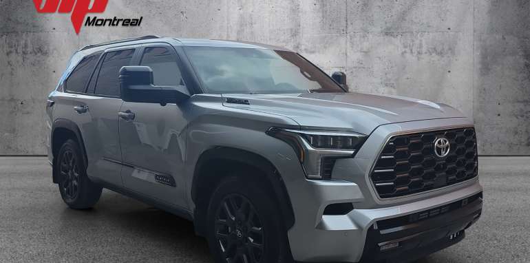 Toyota Sequoia Platinum 2025 argent