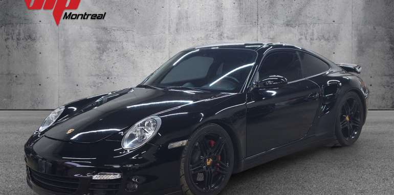 Porsche 911 Turbo 2007 noir