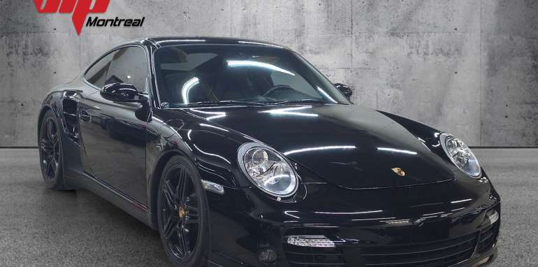 Porsche 911 Turbo 2007 noir