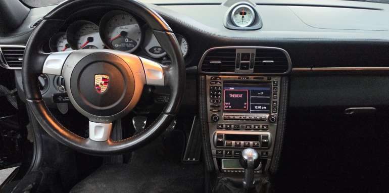 Porsche 911 Turbo 2007 noir