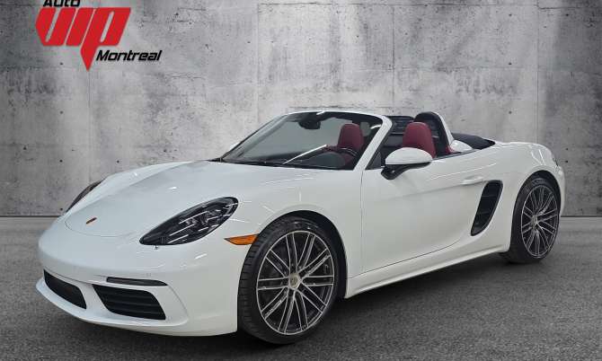 Porsche 718 Boxster 2025 blanc