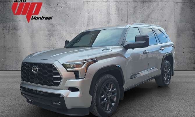 Toyota Sequoia Platinum 2025 argent