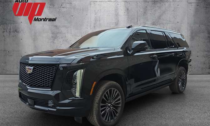 CADILLAC ESCALADE SPORT PLATINUM ESV 2026 noir