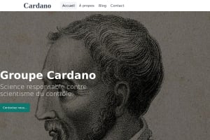 screenshot of Groupe cardano